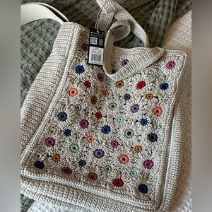 The Sak Lanie Market Tote Purse - Hand Crochet Women's Handbag